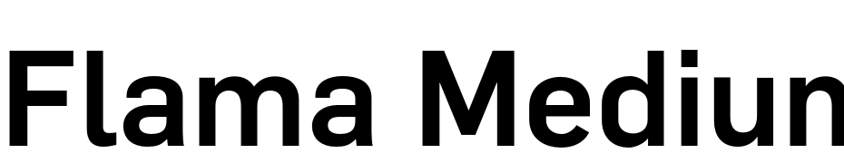Flama Medium Font Download Free